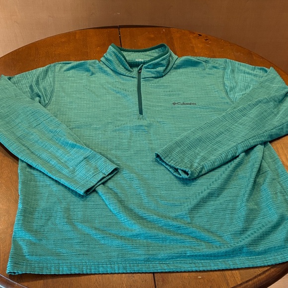 Columbia Other - Columbia Turquoise Quarter-Zip Pullover